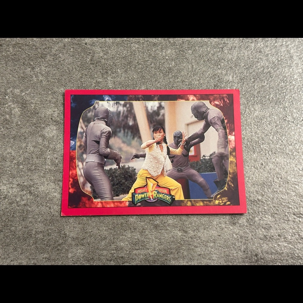 Vintage 1994 Power Rangers Trading Card